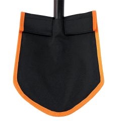 Чехол для клинка лопаты Plantic (Fiskars). Цвет чёрный, с оранжевым кантом
