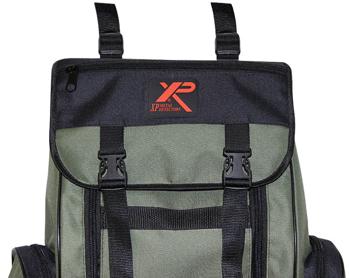 Рюкзак для металлоискателя XP Deus. Общий вид и расположение карманов