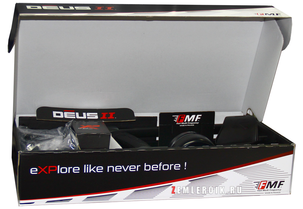 Металлоискатель XP Deus II в полной комплектации. Блок управления, катушка 28 сантиметров, наушники WS6