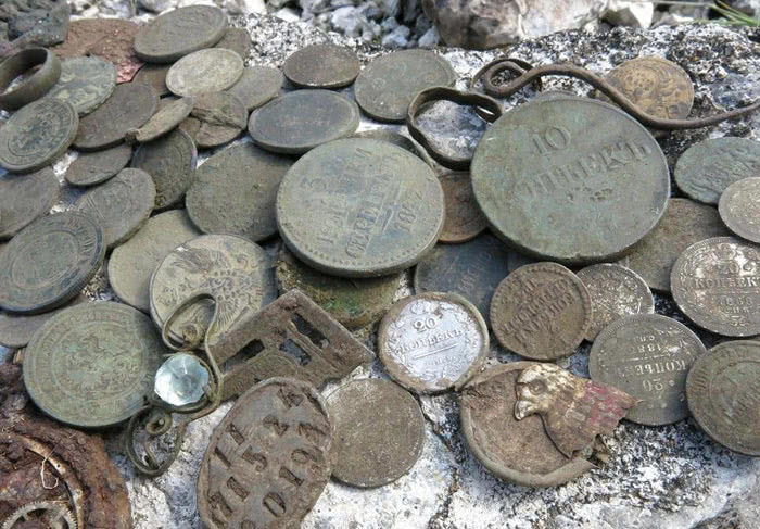 Находки монет и прочих артефактов сделанные с помощью металлоискателя Makro Racer