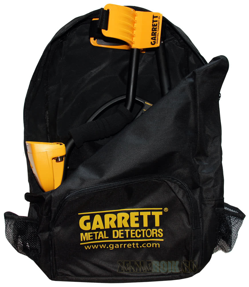 Фирменный рюкзак Garrett (с накладными сетчатыми карманами)