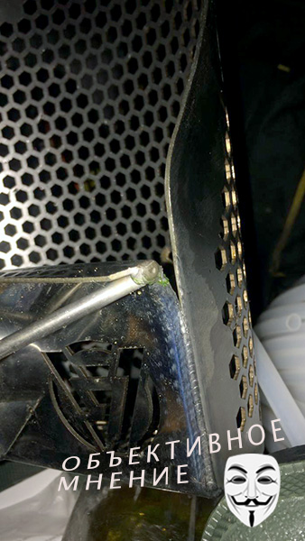 Скуб Albus Caterpillar из нержавейки, - реальное качество товара от производителя Альбус (фото №1)