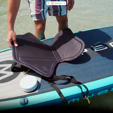 САПБОРД MYBOAT BASS HUNTER FISHING PRO 11'6'' (сиденье + весло + лопасть + адаптер для удочки)