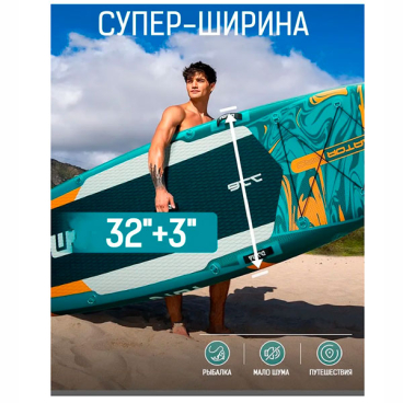 Надувная SUP доска DAMA NAVIGATOR BLUE SKY GREEN PRO 11.6