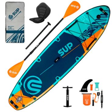 Надувная SUP доска E-SUP ARUBA PRO 11,6' (комплект с сиденьем и двойными веслами)
