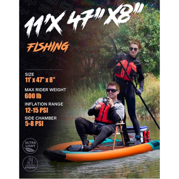 САПБОРД НАДУВНОЙ КАЯК MYBOAT PONTOON FISHING BOAT