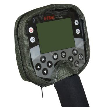 Чехол для защиты дисплея, кнопок управления металлоискателя 
Minelab E-Trac. Цвет Олива.